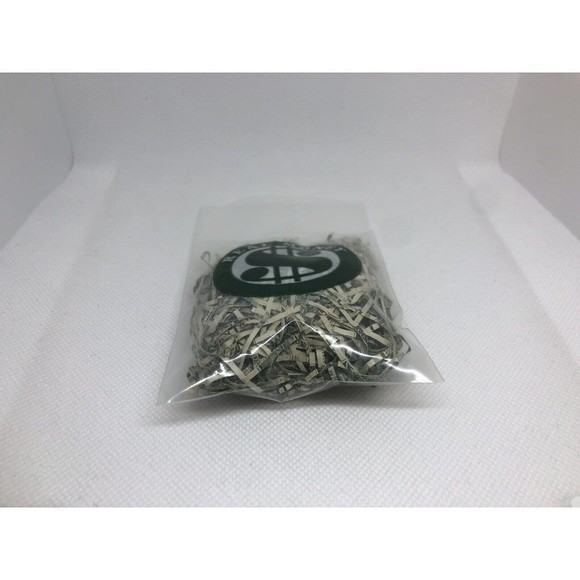 Shredded CASH Money Genuine Currency Bag Prank Bag Gift Grass Like Shreds - Picture 3 of 3